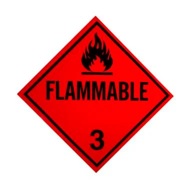 Flammable sign Stock Photos