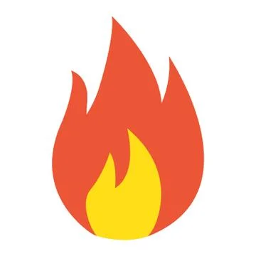 Flammable symbol flat icon, logistic イラスト素材