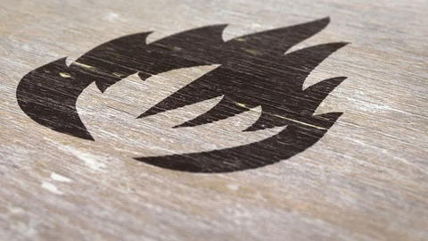Flammable Warning  Sign.  1080p Stock Footage 119318193