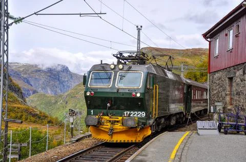 Flamsbanya Train Stockfoto's
