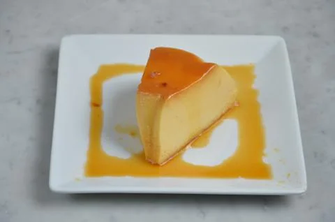 Flan de 3leche Stock Photos