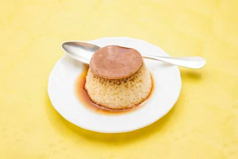 Flan dessert Stock Photos