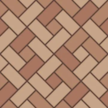 Flanders weave brown pavement top view pattern 스톡 일러스트