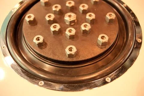 Flange nuts Stock Photos