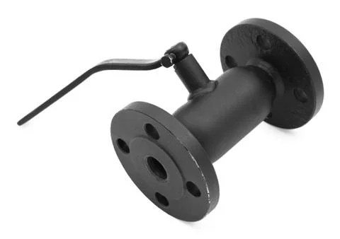 Flanged valve Stock Photos