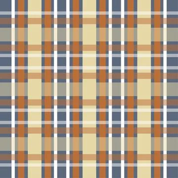 Flannel Gingham Checkered Pattern Background Stock Illustration