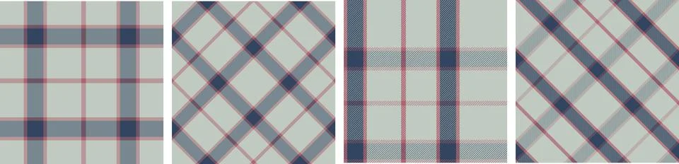 Flannel skirt design seamless pattern Illustrazione stock