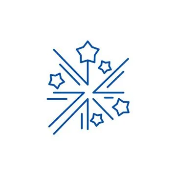 Flapper line icon concept. Flapper flat vector symbol, sign, outline Illustrazione stock