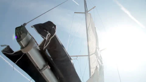 Flapping Sail Video stock 22832528