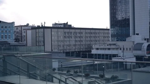 Flare effect. Slow motion. City landscape Stock Footage 127485253