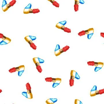 Flare fire isometric icon seamless pattern Stock Illustration