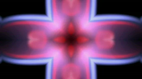 Flare flower pattern,Bright cross glow light,frame,Design,symbol, dream, mind Stock Footage 839394