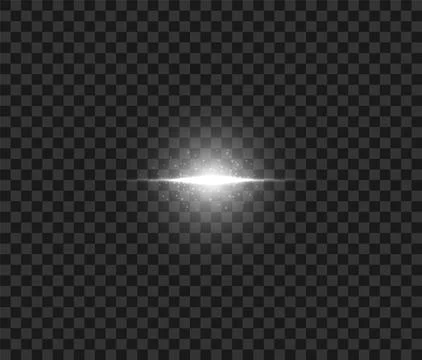 Flare light effects. Glowing star set. Vector optical lens flare light effect Stock Illustration