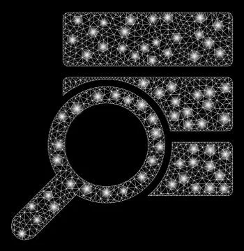 Flare Mesh 2D Explore Database with Flare Spots イラスト素材