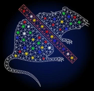 Flare Mesh 2D No Rat with Flare Spots 스톡 일러스트