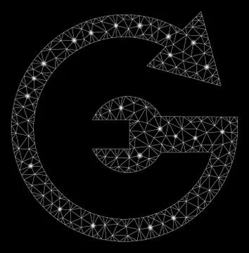Flare Mesh 2D Repeat Service with Flash Spots Stock Illustration
