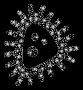 Flare Mesh Carcass Micro Parasite with Flare Spots イラスト素材