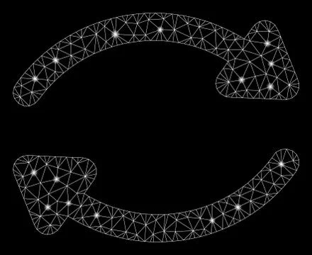 Flare Mesh Carcass Update with Flare Spots Illustrazione stock
