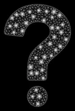 Flare Mesh Wire Frame Question with Flare Spots Stock Illustration