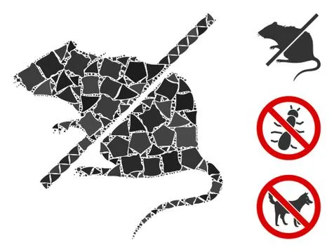 Flare Mesh Wire Frame Stop Rats with Flare Spots Stock Illustration