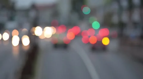 Flare night traffic lights.mp4 Video stock 45042260