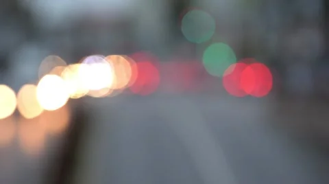 Flare night traffic lights.mp4 Video stock 45042318