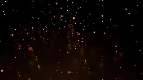Flare Particles On Dark Shiny Background Stock Illustration