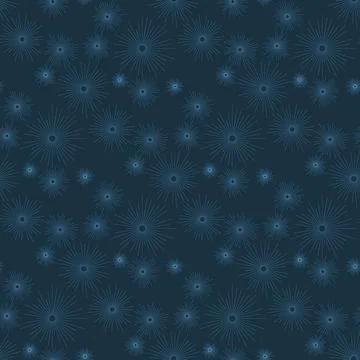 Flare salute fireworks seamless pattern dark background イラスト素材