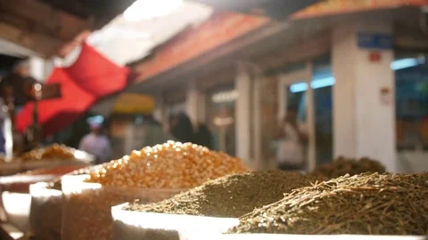 Flare scene in a Arab Souk in Middle East 库存影片 81528750
