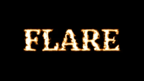 Flare Text Effect Stock Footage 336838745