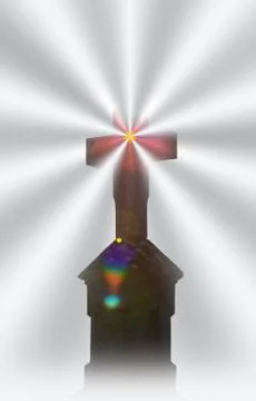 Flared grave stone Stock Photos