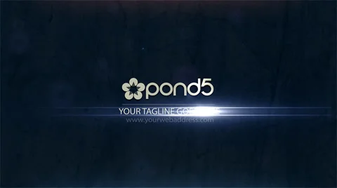 Flared  Trailer Logo After Effects stock