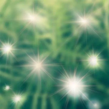 Flares, rays, beams, sun burst, vector light effects under clipping mask Illustrazione stock