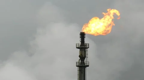 Flaring gas industry 動画素材 45201743