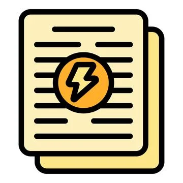 Flash business idea icon vector flat Stock Illustration