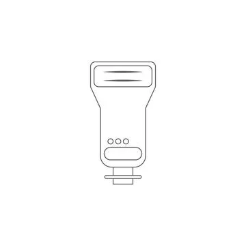 Flash for camera icon. Elements of photo and video icon. Premium quality graphic Illustrazione stock
