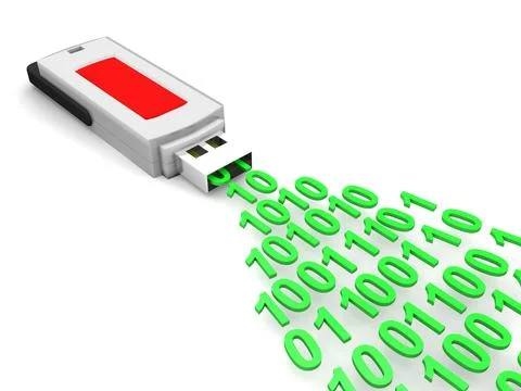 Flash card information Stock Illustration