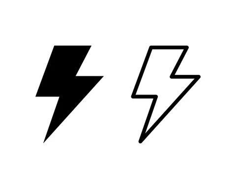 Flash charger icon. electrical icon vector illustration template logo design. Illustrazione stock