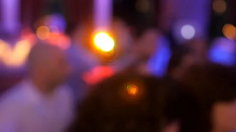 Flash colored blurry dancing 4K Stock Footage 110711976