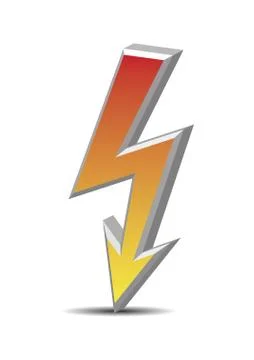 Flash danger symbol Stock Illustration