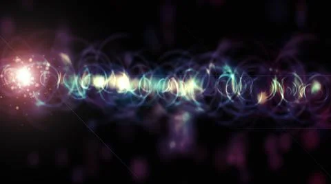 Flash in the dark night and light, bright modern background, 3d computer Illustrazione stock