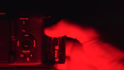 Flash drive in the camera, remove the flash drive from the camera Stock Footage 310379298