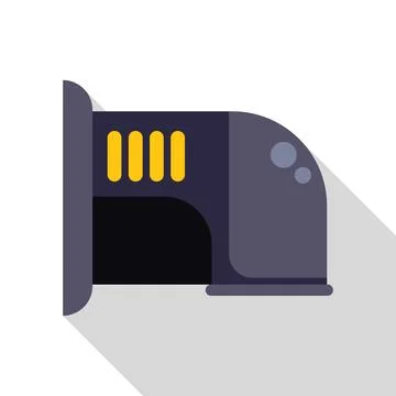 Flash drive device saving important data from computer Stock Illustration