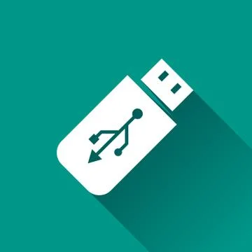 Flash drive icon Stock Illustration