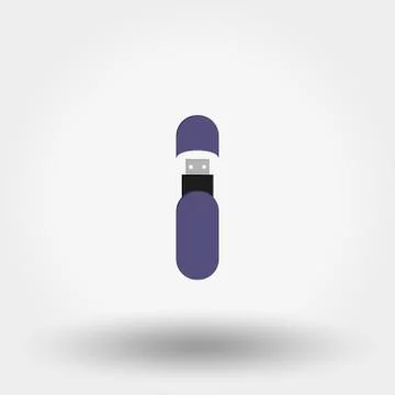 Flash Drive icon Stock Illustration