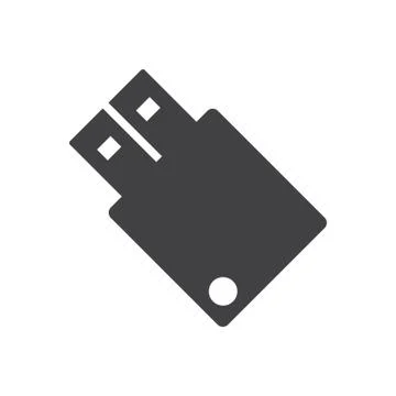 Flash drive Icon, vector Stock Illustration