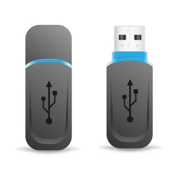 Flash drive Stock Illustration
