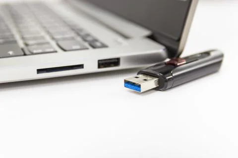 Flash drive with laptop computer for conncet to USB port Photos