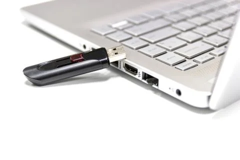 Flash drive with laptop computer for conncet to USB port Photos