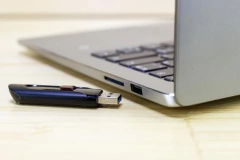 Flash drive with laptop computer for conncet to USB port Photos